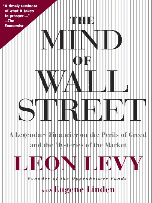 Title details for The Mind of Wall Street by Leon Levy - Available